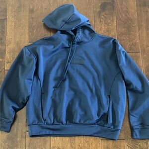 The North Face Navy Hoodie with string EUC